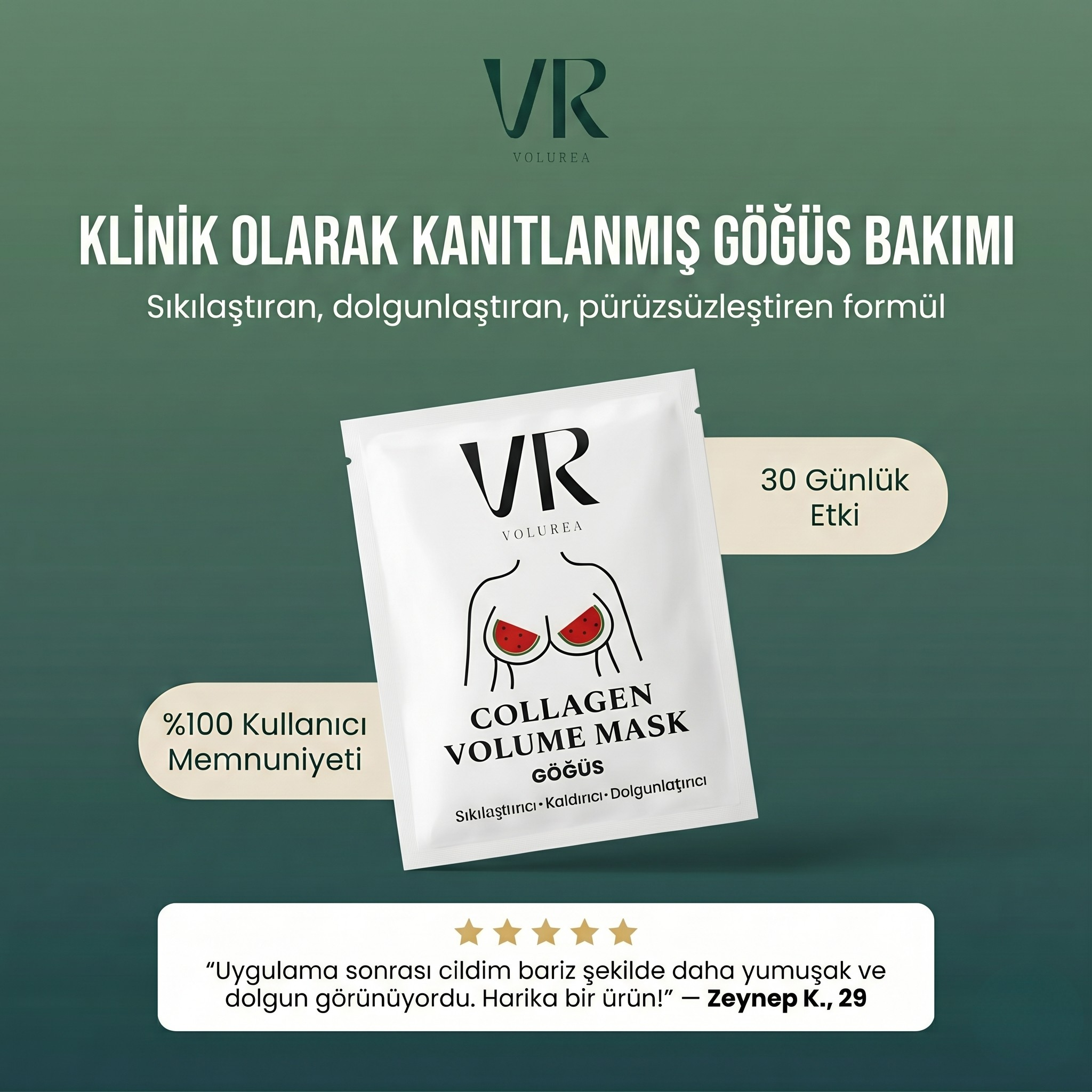 Volurea® Şekillendirici Göğüs Maskesi