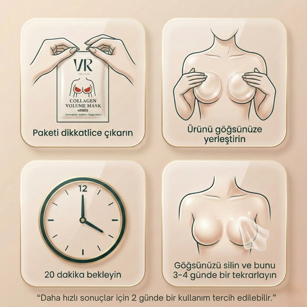 Volurea® Kolajen Göğüs Maskesi